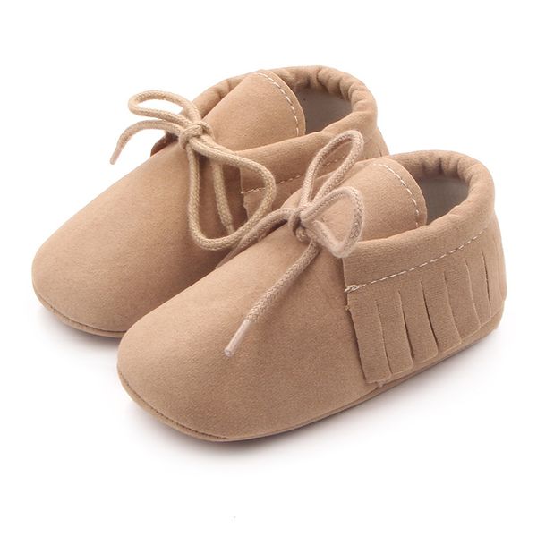 

newborn baby pu suede leather boy girl moccasins shoes first walkers tassel earrings soft shoes