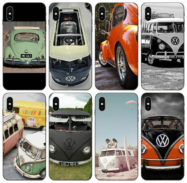 

tongtrade] painted vintage vw mini bus case for iphone 11 pro max x xs 8s 8 7s 7 6s 6 5 samsung a70 a70s a730 huawei nova 5t xiaomi 8 case