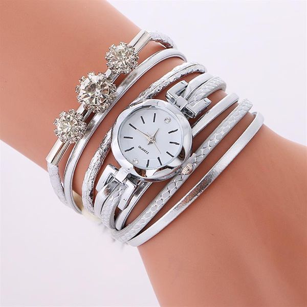 

2019 bracelet watch for summer women's leather band stainless steel analog quartz wristwatch lady female casual watches, Slivery;brown
