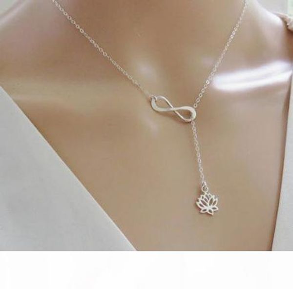 

новой мода бесконечность цветок кулон ожерелье свадьбы событие 925 посеребренной цепь элегантные ювелирные изделия для женщин ladies kka1592, Silver
