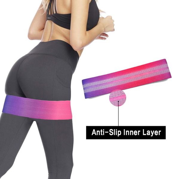 

new 3pcs elastic booty resistance band set sports exercise resistance loop bands set home fitness gym training yoga band
