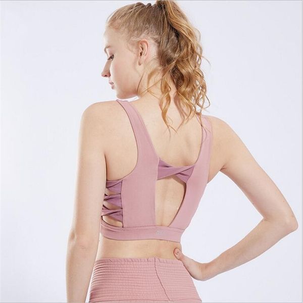 

women training sport bra gym running crop black padded criss cross back yoga bra breathable wirefitness sport, White;black