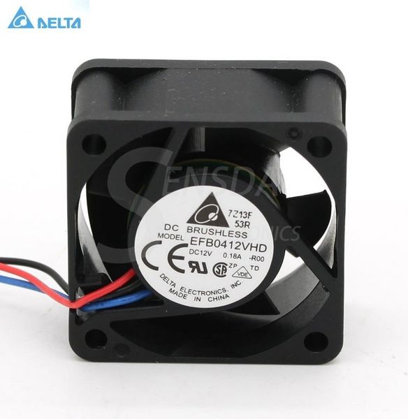 

delta efb0412vhd -r00 roo 4020 4cm 40mm dc 12v 0.18a 3-pin 1u server alarm case axial cooling fans