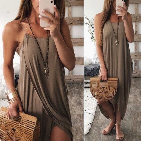 

fashion women dresses luxury summer sleeveless women solid color dresses casual womens club dress large size s-3xl, Black;gray