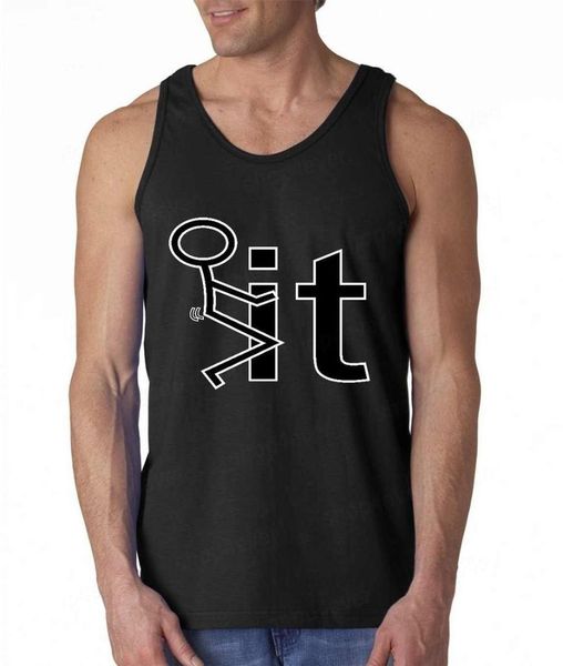 

fashion-f**k it funny college party tank humor stick man figure fck it crazy tee summer funny mens shirt, White;black
