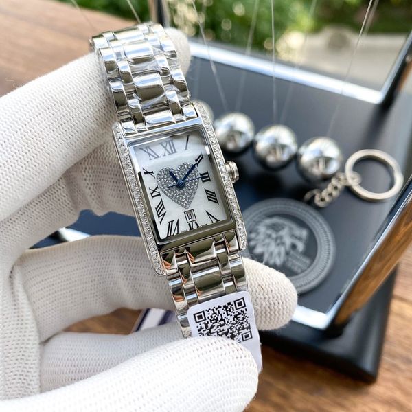 

women designer watch quartz movement 33mm 316l stainless steel strap watches fashion style elegant ladies wristwatches, Slivery;brown