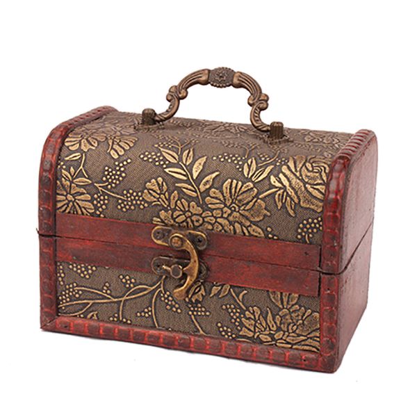 

antique treasure chest storage box gift cards collection boxes makeup organizer box jewelry chest case ornaments with handle