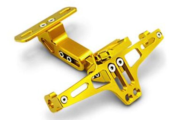 

led motocycle light rear tail license plate frame for bws r25 r3 mt03 msx gold