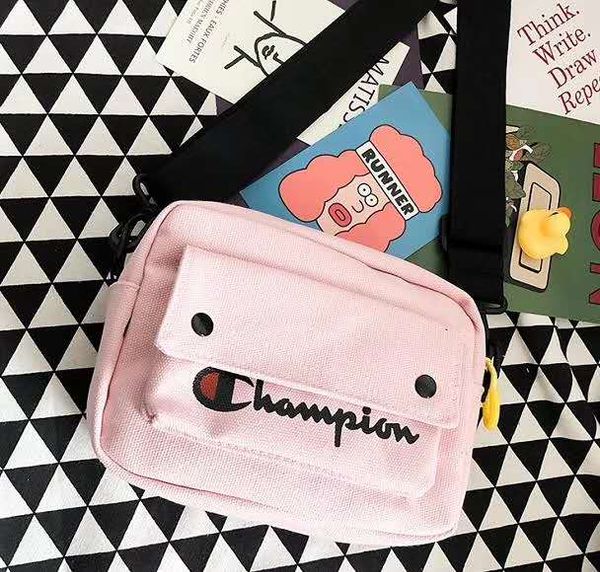 

2019 new designer brand men women shoulder diagonal package backpack boy girl teen fashion street hip hop chest bag phone embroidery bags