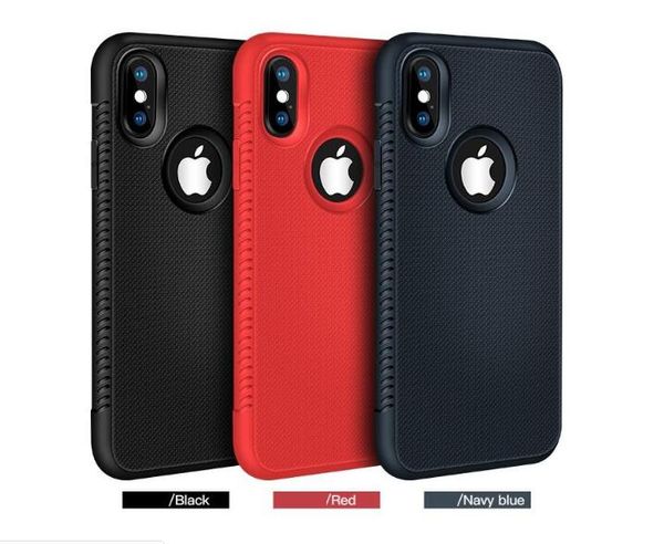 étui de téléphone portable Luxury Shock drop Antichoc TPU caoutchouc souple silicone mince couverture pour samsung S8 S9 S10 plus pour Iphone 14 13 12 11 PRO XR XS MAX