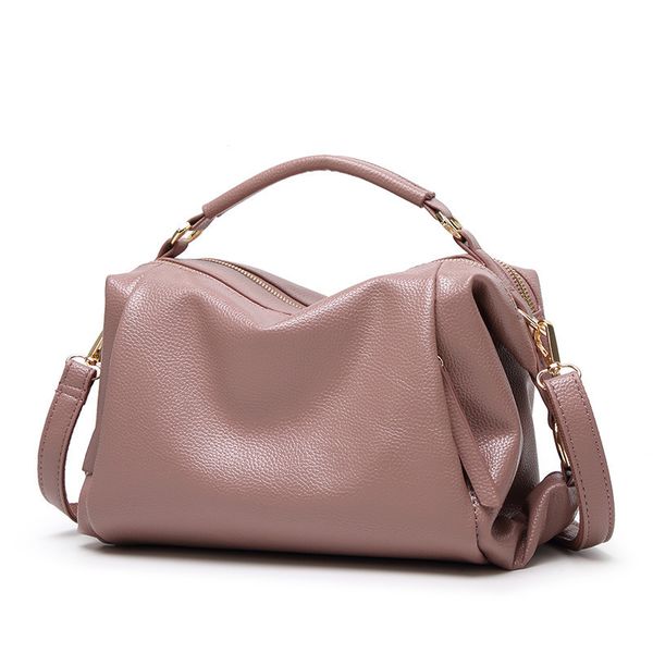 

concise pu leather ladies hand bag woman shoulder bags luxury handbags women bags designer handbag small boston bag bolsos mujer