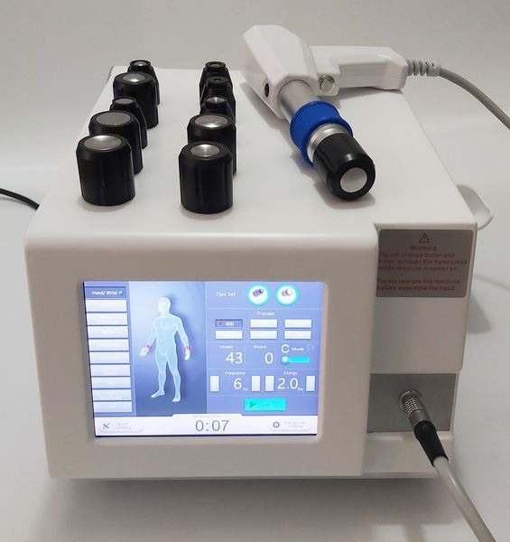 Máquina portátil do choque da terapia da máquina de choque da terapia da onda do choque do tratamento de Erénile Disfunção Equipamento de fisioterapia