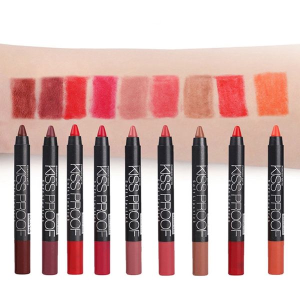 

1pcs pen makeup lipstick make up cosmetics waterproof profissional long lasting lipstick wholesale 2019