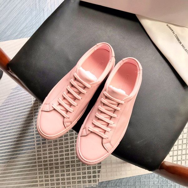 

new white pink achilles low shoes women sneakers genuine leather casual shoes flats chaussure femme homme 34-45 ss, Black;red
