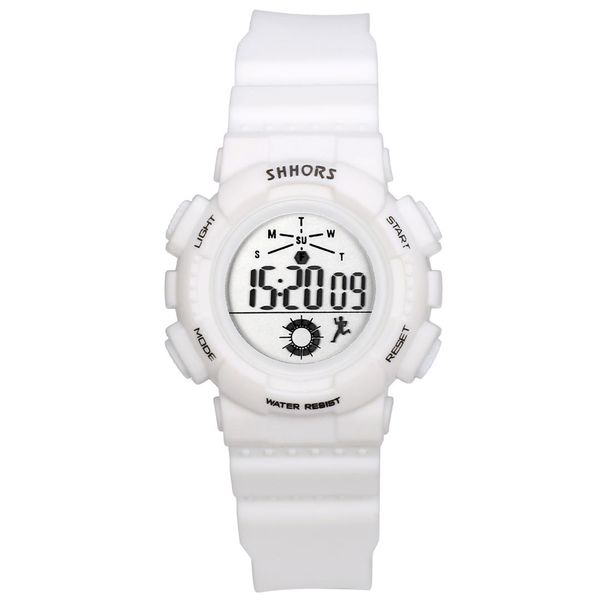 

lancardo fashion & sport watches colorful lights multi-function wristwatch circular digital dial electronic watch, Slivery;brown