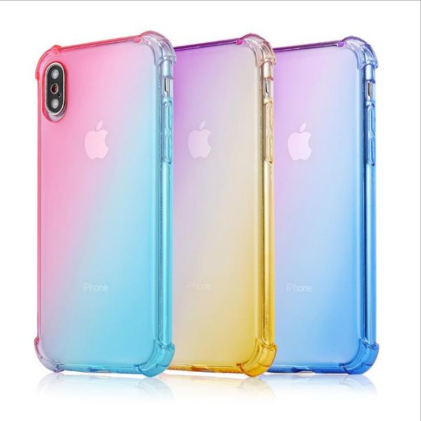 coque iphone xr degrade couleur