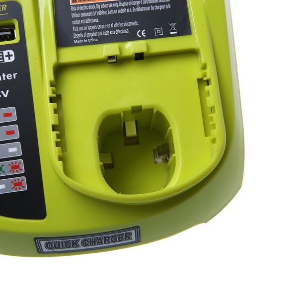 

3a 12v 18v for ryobi p117 ni-cd rechargeable battery charger ni-mh li-ion power tool p108 us eu plug x4ye
