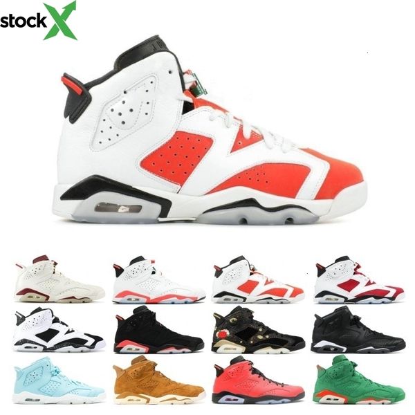 

classic men 6 6s jordon basketball shoes unc sport blue black cat white infrared angrybull maroon mens trainer sports sneakers size 7-13