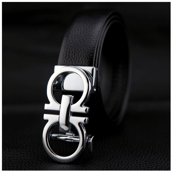 

mens дизайнерские ремни мужские кожаные пояса подлинная черный мода сплава роскошные автоматическая пряжка молодежи кожа простой бизнес мужс, Black;brown