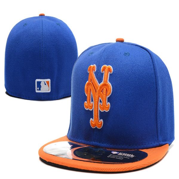 

Многоцветные мужские шапки Mets Бейсболка с плоскими полями, вышитые логотипы кома
