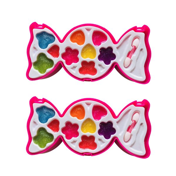 

2pcs make up girls eye shadow girls candy makeup set cosmetic kit for kids