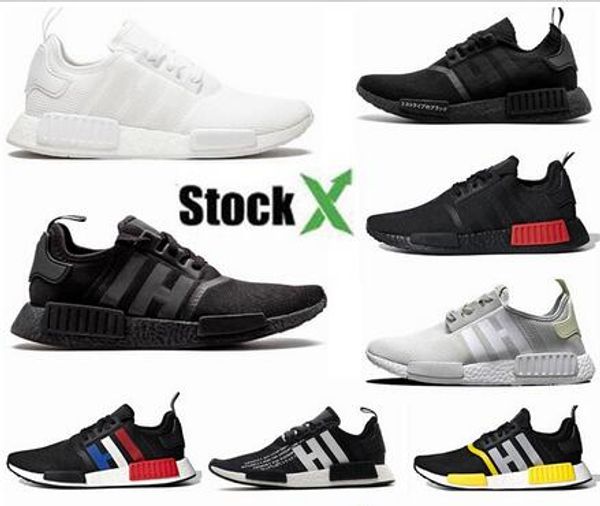 

2020 bred nmd r1 mens running shoes black white oreo og classic men women mastermind japan sports trainers sneakers