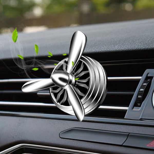 

car air freshener clip perfume diffuser 3 propeller shape air freshener vent clip car decor #8120
