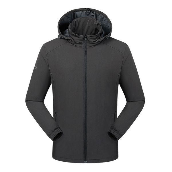 

raincoat jacket mens plus-size breathable wind-resistant solid color trench coat spring and autumn spandex jacket men's