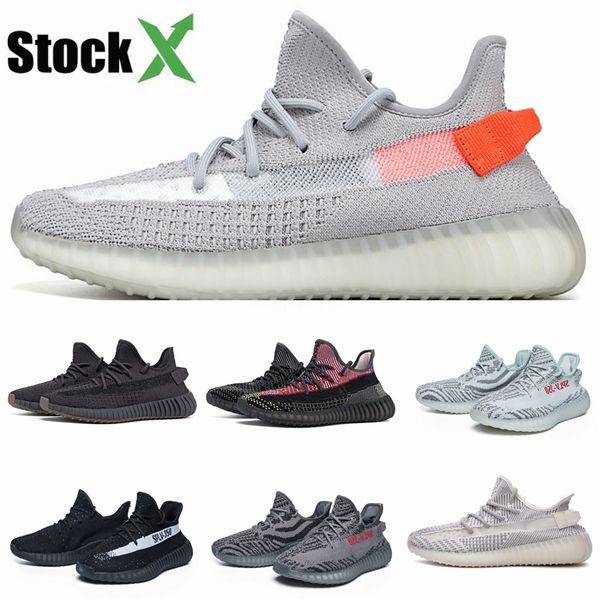 

2020 kanye west men women running shoes yecheil yeezreel hyperspace lundmark antlia static reflective zebra designer shoes #dss562