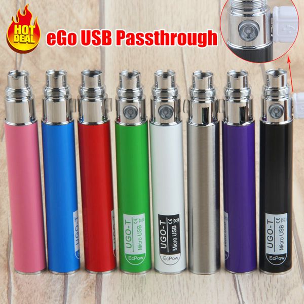 

Электронная сигарета evod эго батареи микро USB сквозной испаритель ecigarette по УГО Т батарея 650mah стороны Верхнего заряда Vape для батареи с USB-кабель Китай прямой