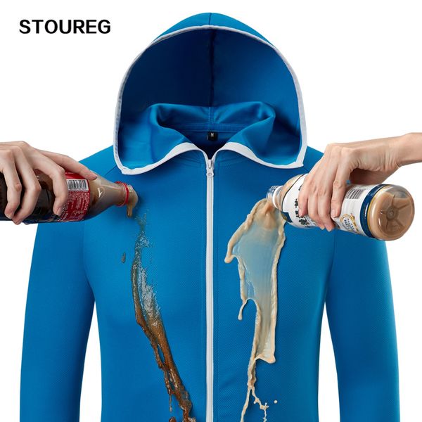 

waterproof men's hiking jackets windproof outdoor jackets men's windbreakers hydrophobic hiking clothing fishing hunting, Blue;black