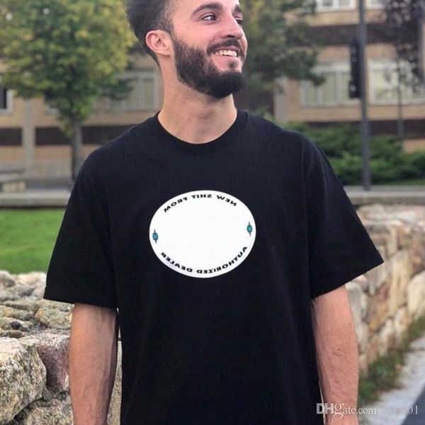 

19fw new дерьмо tee summer t shirt магазин количество пары короткие рукава мужчины женщины box logo desigenr t shirt размер s-xl, White;black