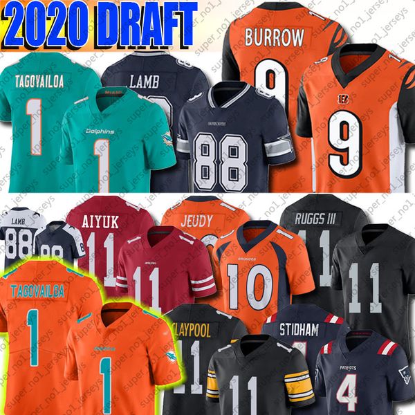 

ceedee lamb cowboys cincinnati joe burrow bengals jerseys miami tua tagovailoa dolphins jersey 49er aiyuk raider henry ruggs young jeudy, Blue;black