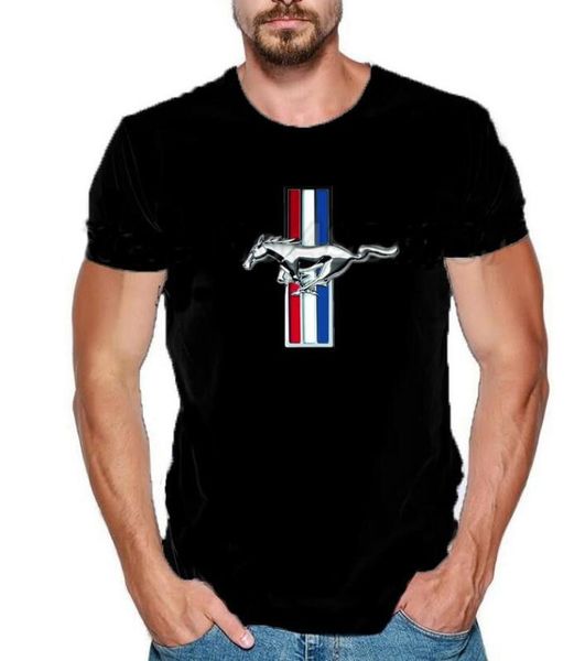 

2020 новое лето для mustang футболки мужчины tops man mustang tshirt с коротким рукавом хлопок тис o шеи топы mans tshirt