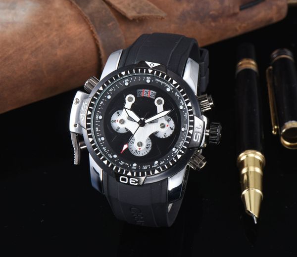 

2020 новых мужские многофункциональный спорт и досуг мода личность прилив бренд прохладных часы мальчики часы, Slivery;brown