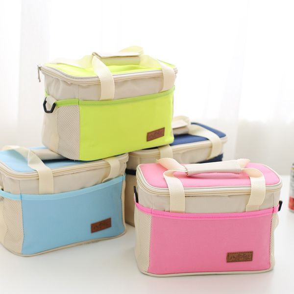 

thermal insulation bag candy color portable lunch bag