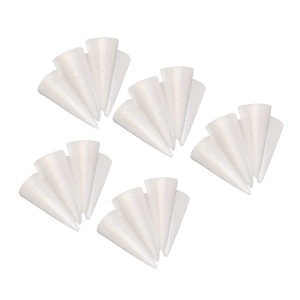 

25 pieces styrofoam cones for crafting christmas party wedding decoration