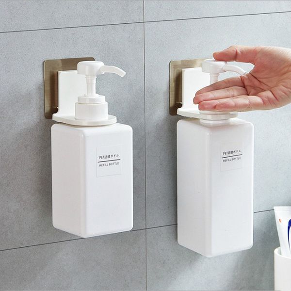 Banyo Yapışkan Kanca Hiçbir Iz Güçlü Vantuz Şampuan Duş Jeli Dezenfektanı Emme Duvar Sticker Duş Şişe Rafı