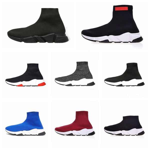 

2019 designer sock shoes oreo black white new gypsophila men women running shoes boots feeling sneakers great quality size 36-45