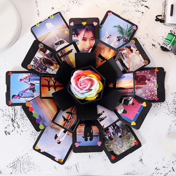 

любовь памяти фото anniversary scrapbook diy сюрприз взрыв пара прекрасный box рождественские подарки день святого валентина девушка любовь