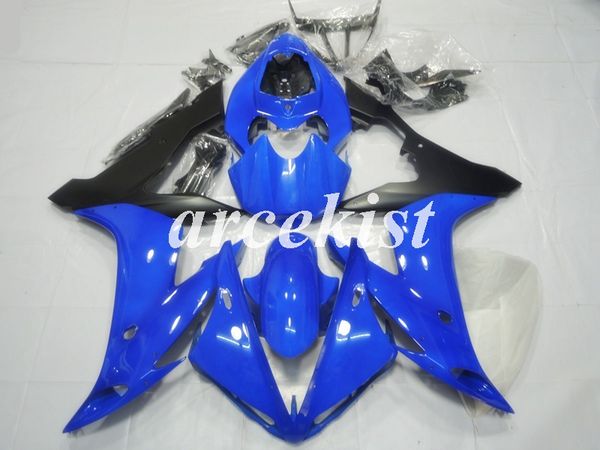 

injection mold new abs motorcycle full fairings kits fit for yamaha yzf-r1 2004 2005 2006 04 05 06 bodywork set blue light