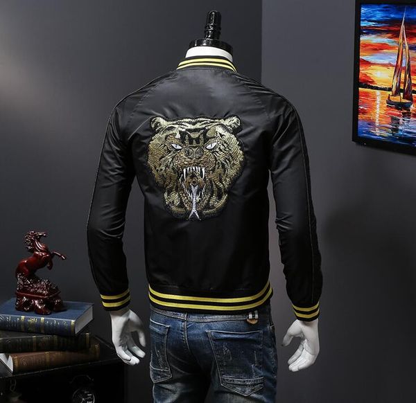 

man jacket fsashion customized men outerwear new design, Black