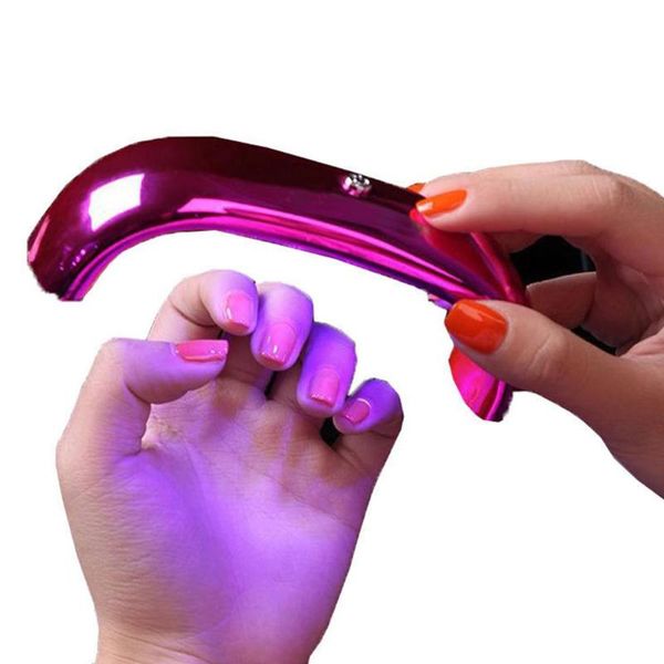 

9w led nail dryer mini portable nail curing lamp uv gel polish drying machine lamps manicure tool