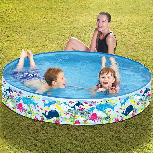 

120/150cm children bathing tub baby home use paddling pool outdoor pvc inflatable round swimming pool kids inflatable new
