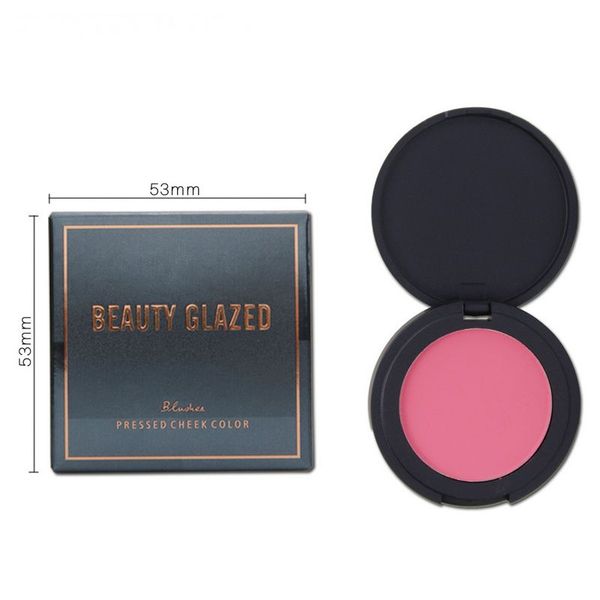 

60pcs/lot dhl 10 colors face mineral pigment blusher blush powder bronzer cosmetics professional palette blush contour shadow
