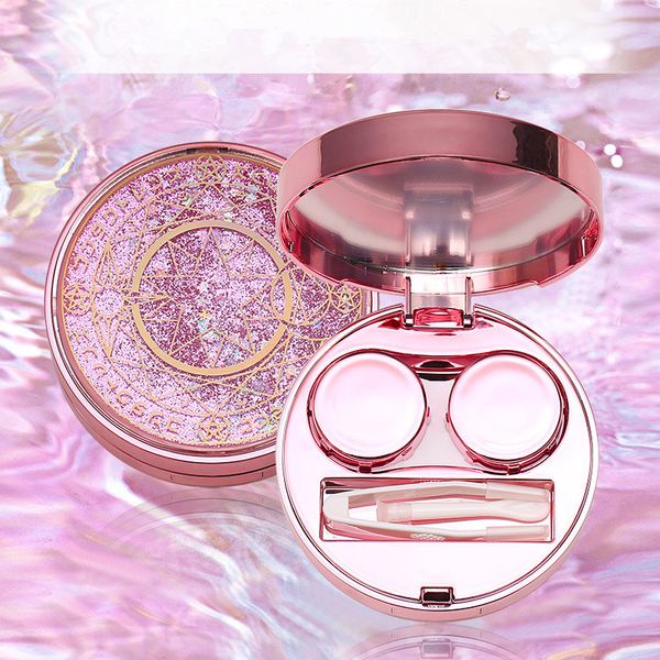 

anime cardcaptor sakura clow card contact lens storage boxes travel contact lens case invisibility glasses nursing bins