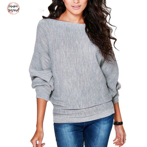 

women sweater knitted and pullover fashion batwing sleeve thin sweaters female spring autumn casual knitwear, White;black