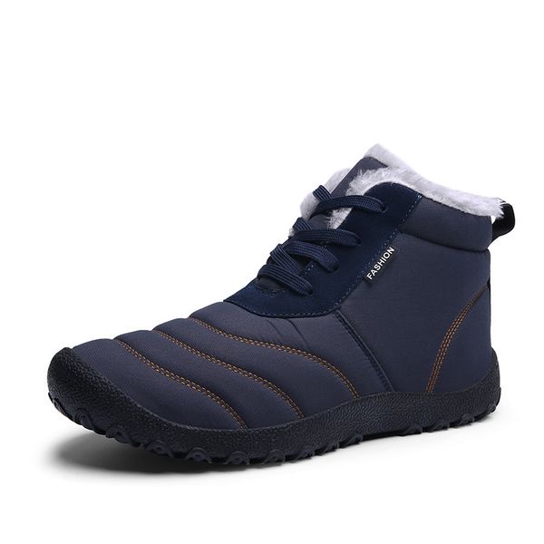 Botas masculinas super quentes de inverno para homens quentes à prova d'água botas de chuva sapatos 2018 novos sapatos masculinos tornozelo neve 122 's 122709 122515 122