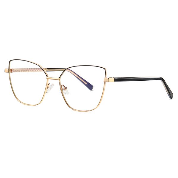 

2020 new women cat eye eyeglasses frame fashion optical clear lens reading spectacles plain glasses frame men eyewear 3002, White;black