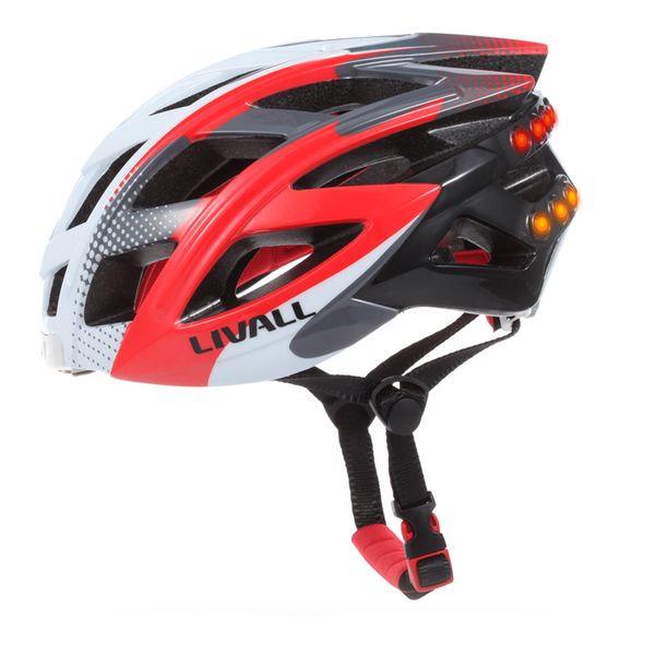 

livall smart cycling helmet with lights/music/take p/sos alert/sharing bicycle helmet, bluetooth helmet phone answer